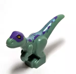 Lego - Animals - Green Purple Blue, Raptor, Baby Dinosaur - Picture 1 of 1