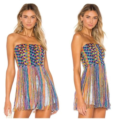 House of Harlow 1960 x Revolve • Flecos Amelia Sin Tirantes Mini Top Festival Pequeño Foto 1 de 4