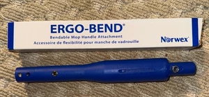 Extensor de mango de fregona Norwex Ergo Bend accesorio flexible azul nuevo - Imagen 1 de 4