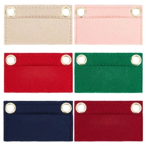 6Pcs Purse Felt Insert Organizer 6 Colors Mini Wool Tote Bag Organizer with E... - Picture 1 of 6