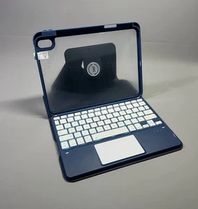 Folio Keyboard Cover Stand 7 Color Backlit Detachable Case For iPad A16 10.9/11” - Picture 1 of 23