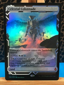 MTG - Celestial Colonnade. Zendikar Rising Expeditions. Mythic Blue / White Land - Foto 1 di 2