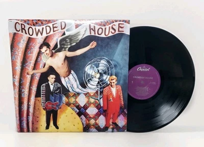 Crowded House - Self Titled Debut (1986) Vinyl Record LP Album ~ 1st Press VG++ - Image 1 of 4