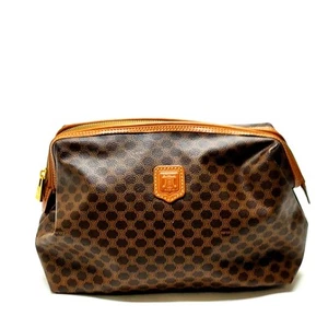 CELINE Clutch Bag Brown PVC 2550531 - Picture 1 of 11