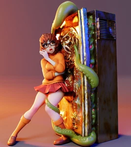 ¡Cerradura Velma Call of Cthulhu! ¡Impreso en 3D 16k! ¡Escala personalizada! ¡Pintado o sin pintar! - Imagen 1 de 10
