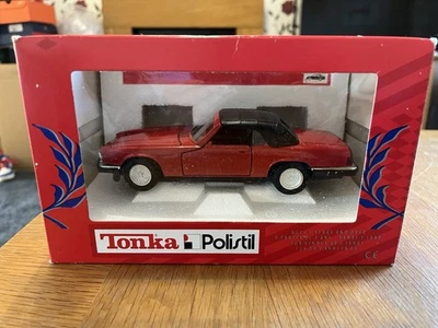 Tonka Polistil Diecast Jaguar XJS V12 Convertible 1:25 Model Boxed In Red In VGC - Image 1 of 4