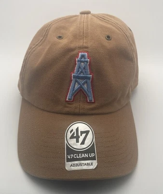 '47 Marca Houston Oilers x Carhartt Captain Cap Marrón - Extremadamente Raro. USADO Foto 1 de 4