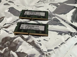 LOT 2) Dell 840 G7 Micron 16GB 2Rx8 PC4-2666V Memory RAM SO-DIMM MTA18ASF2G72HZ - Picture 1 of 2