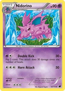 Pokémon TCG Nidorino Plasma Freeze 44/116 Uncommon NM/M Poison Pin Psychic - Picture 1 of 1