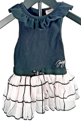 Juicy Couture Infant Baby Girls Dress Black Pink Size 18M Style 80E01132-99 RN 1 - Image 1 of 4
