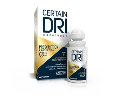 Клинический роликовый антиперспирант Certain Dri Prescription Strength, 1,2 жидк. унции - Изображение 1 из 4