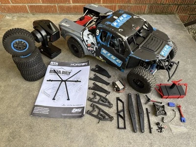 Used CLEAN 1/10 Brushless LOSI KING Shocks Baja Ray Alum. Upgrades Plus Extras - Image 1 of 4