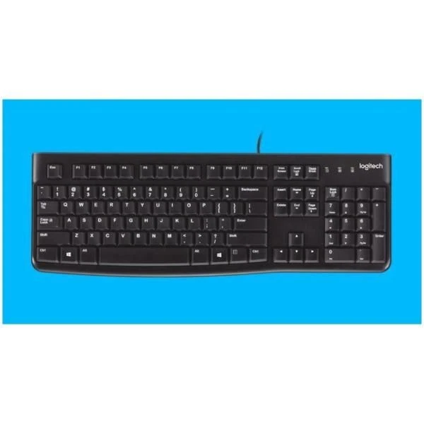 Nl Logitech K120 Keyboard Business Black US layout bulk 920-002479 Tastiere