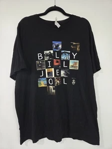 Billy Joel Band Tour T-Shirt Album Kunst Diskografie Erwachsene Größe 2XL schwarz Unisex - Bild 1 von 9