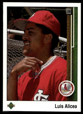 1989 Upper Deck #281 Luis Alicea - Image 1 of 2