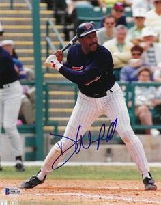 Foto autografiada 8x10 de los gemelos de Minnesota Dave Winfield autenticada BAS - Imagen 1 de 1