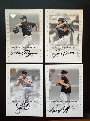 BRUCE RUFFIN/BRITO/STEVE REED/MARK THOMPSON 1996 LEAF Signature Series 4 ROCKIES - Image 1 of 2