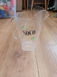 Jarra Soco Jarra 1,5 litros Plástico Bebidas Hogar Bar Cócteles - Imagen 1 de 10