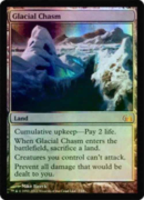 MTG English Glacial Chasm NM Foil From the Vault: Realms - Image 1 of 1
