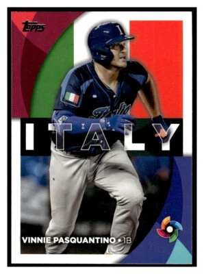 2023 Topps World Baseball Classic 38 Vinnie Pasquantino Italy card Royals - Image 1 of 2