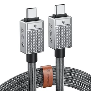 USB C auf USB C Kabel 240W USB 4.0 für Thunderbolt 3 4 20 40 Gbit/ss 8K Display - Bild 1 von 8