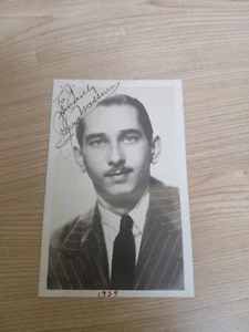 Vintage RPPC Postcard Jazz Singer Musical Johnny Messner Big Band - Picture 1 of 2