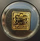 2006 $3 Square Sterling Silver Coin The Beaver