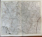 Covens & Mortier Xviii Mappa Della Lorena: Nancy, Metz, Strasburgo
