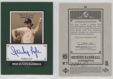 2005 Upper Deck Origins Old Judge Auto Sparky Lyle #SL Auto