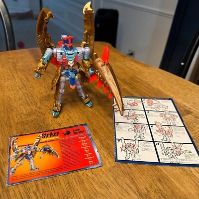 Hasbro Transformers Deluxe Dinobots Striker Stegosaurus Complete W/ Instructions - Image 1 of 2