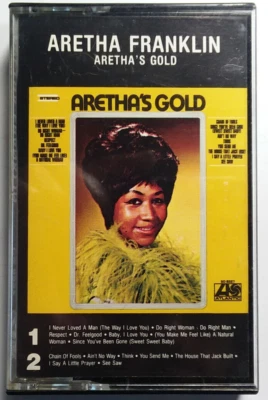 ARETHA FRANKLIN - Aretha's Gold - Cassette Tape , Vintage  Atlantic CS 8227 - Image 1 of 4