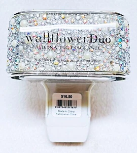 1 Bath & Body Works Wallflower Duo GEM PEARL GLITTER Alternating Diffuser Unit - Picture 1 of 5