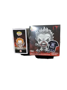 Funko Pop Monochrome Pennywise IT Box T-Shirt & Pop Size XL + Pennywise 542 New - Picture 1 of 9