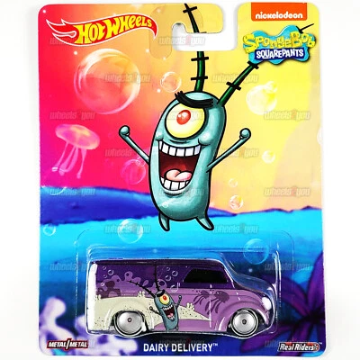2015 Hot Wheels DAIRY DELIVERY SpongeBob SquarePants - HW Pop Culture 1:64 CFP71 - Image 1 of 2