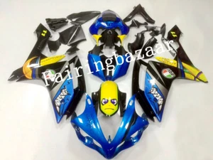 Kit de carenado por inyección YZF R1 2007 2008 azul amarillo negro ROSSI tiburón ABS - Imagen 1 de 8