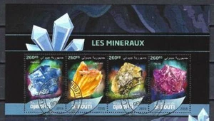 Mineralien Dschibuti 2016 (2) Yvert Nr. 1192 bis 1195 gestempelt used - Bild 1 von 1