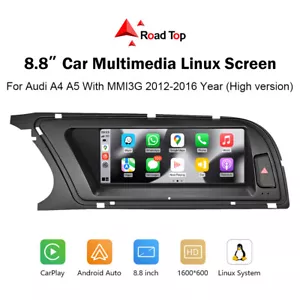 For Audi A4 S4 09-15 MMI 3G Wireless Carplay Autoradio Display Stereo Multimedia - Picture 1 of 17