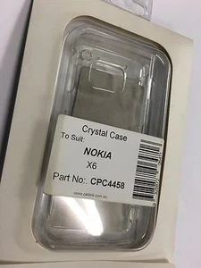 Nokia X6 Crystal Hard Case in Clear CPC4458. Brand New & Sealed in the packaging - Picture 1 of 5