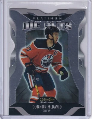 Connor McDavid, Edmonton Oilers 2021-22 O-Pee-Chee Platinum Die-Cuts #DC-1 - Image 1 of 2