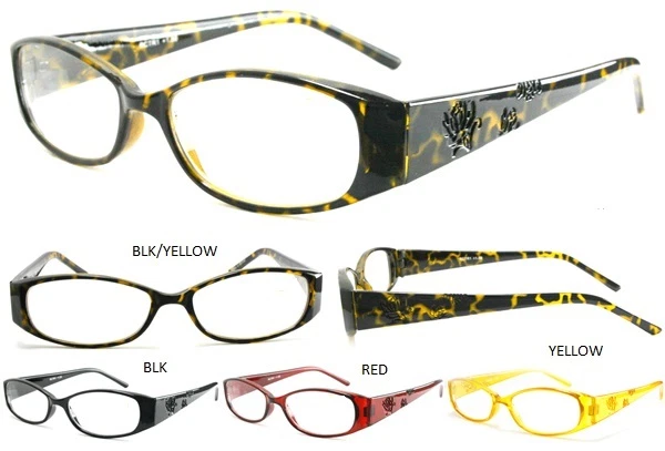 GEORGIO CAPONI ROSE CUT OUT TEMPLE READER (RCTR1) - Image 1 of 1