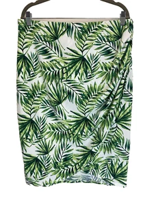 NWT Marc New York Women's Skirt Size Large Palm Leaves Tropical Beach Vacation - Picture 1 of 7