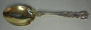 Gorham Sterling BUTTERCUP 8-3/4" Gold Wash Berry Kasserolle Löffel (RLF? Mono) - Bild 1 von 3
