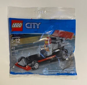 New LEGO City Sealed Polybag set 30358 Dragster - Picture 1 of 6