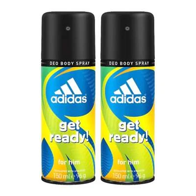 Adidas Get Ready For Him Desodorante Spray Corporal, 150ml (Pack de 2) Foto 1 de 4