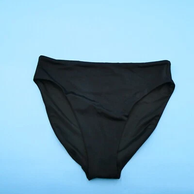 Traje de baño Victorias Secret medio negro cintura alta cobertura completa parte inferior de bikini VS Foto 1 de 4