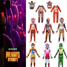 Kinder Halloween Five Nights at Freddy's Cosplay Kostüm Party Bodysuit+Headgear