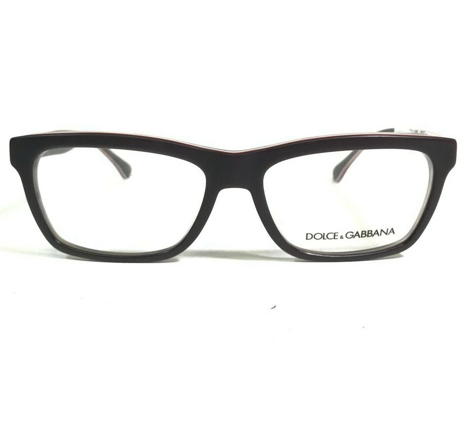 Monturas de gafas Dolce & Gabbana DG3235 2954 púrpura rojo blanco cuadrado 53-16-140 Foto 1 de 4