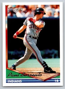 1994 Topps #358 Paul Sorrento Gold - Picture 1 of 2