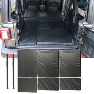 Black Trunk Portable Mattress Sleeping Nite Pad Cushion for Jeep Wrangler JL 18+ - Foto 1 di 8