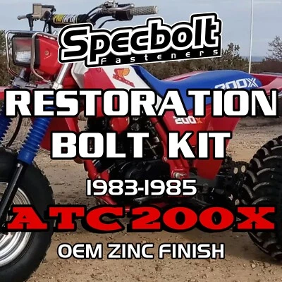 Honda 200X 1983-1985 Restoration Bolt Kit - Engine, Body, Frame, Forks Fasteners - image 1 of 3